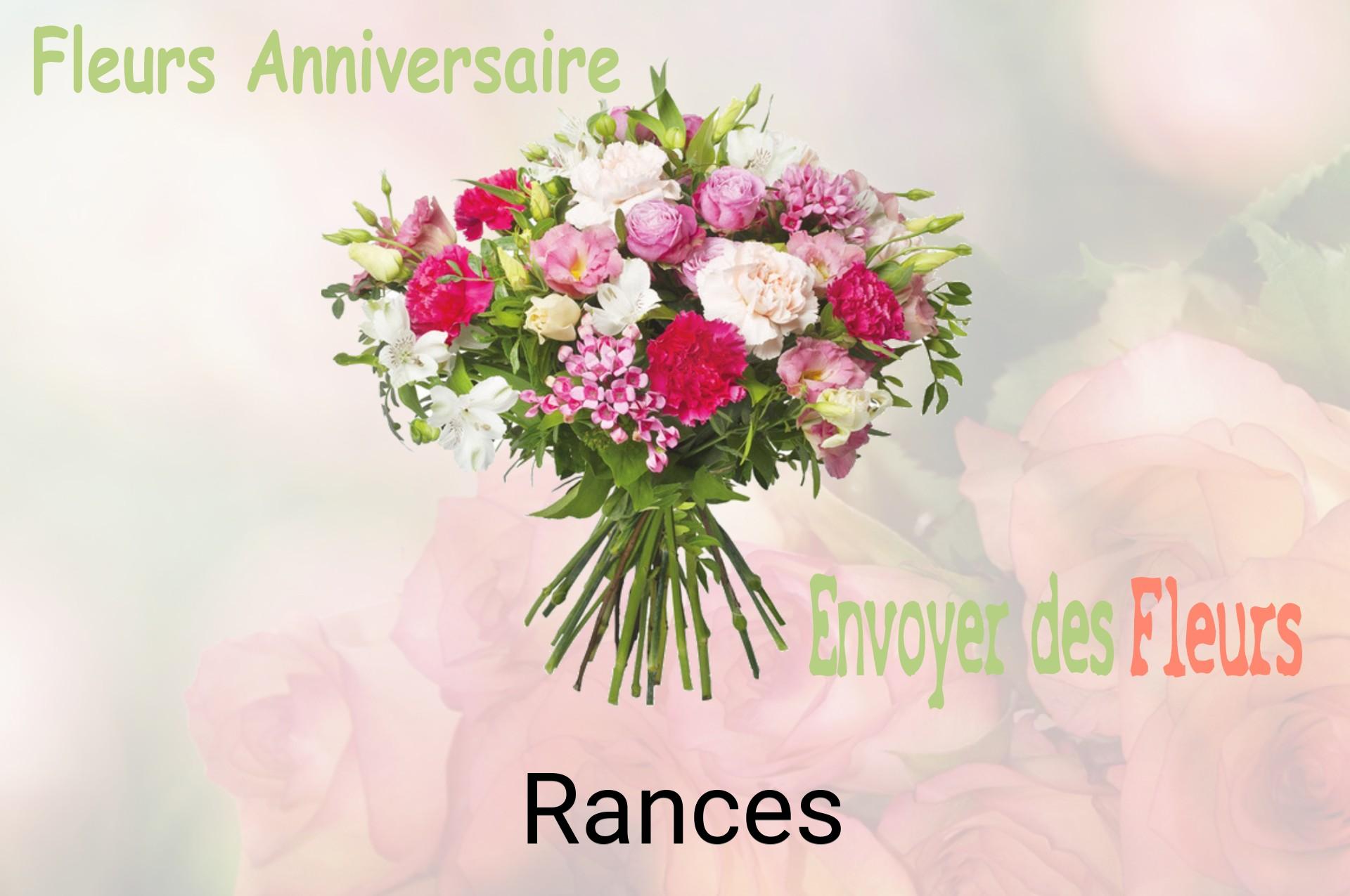 Bouquet de fleurs d’anniversaire livré à Rances